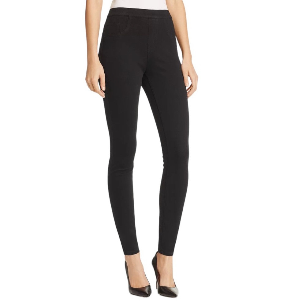 Spanx 1X Pull On Jeggings Black Skinny Jeans Women’s Stretch High Rise